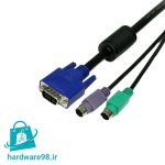 کابل مانیتورینگ و PS2 سوئیچ KVM در سخت افزار98